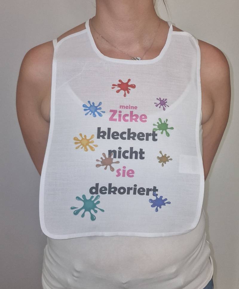 Meine Zicke Kleckert Nicht Sie Dekoriert Scherz-Latz Erwachsene Senioren Schlabberlatz Lätzchen Barterl Hangerl Pichel Schlabberlätzchen von Etsy - Spruchdruck