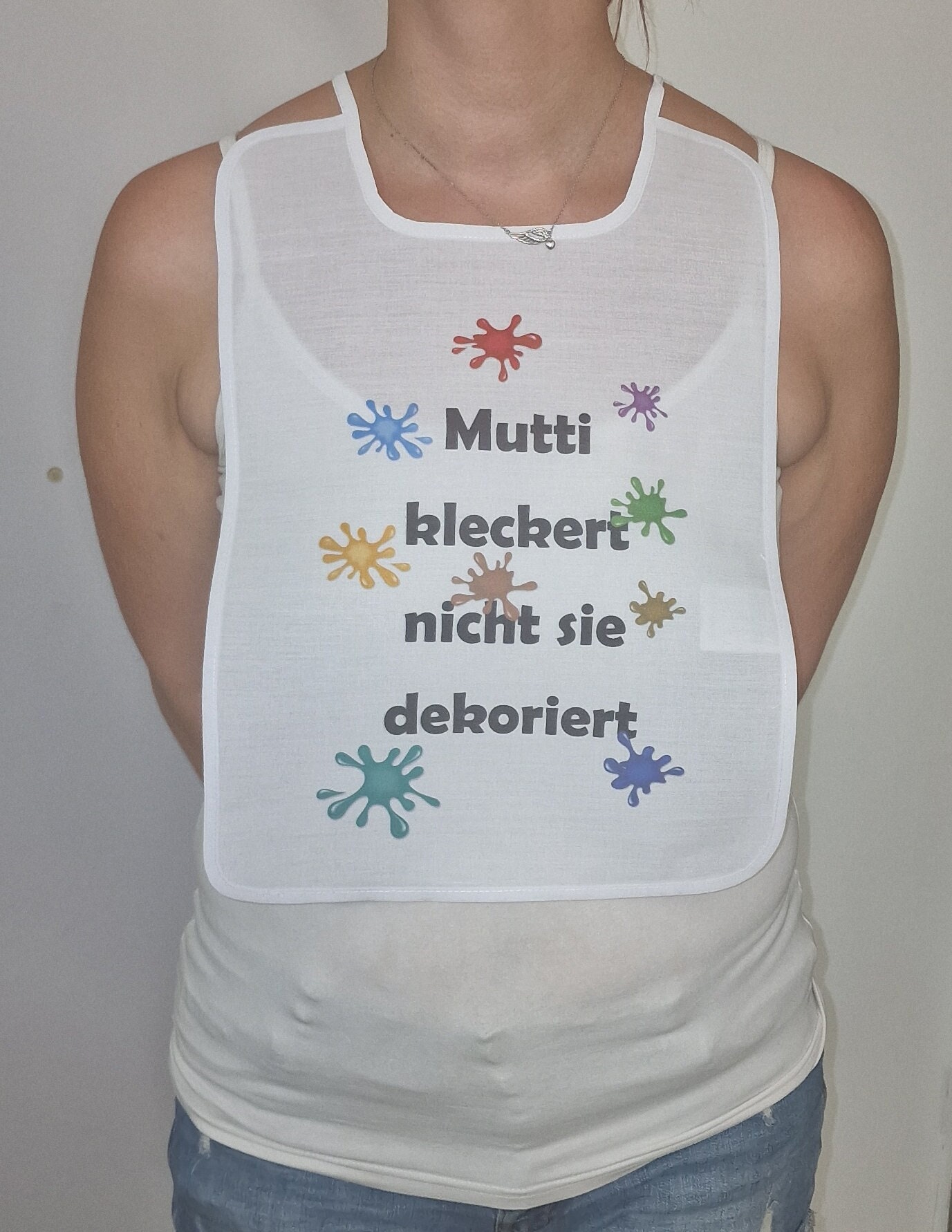 Mutti Kleckert Nicht Sie Dekoriert Scherz-Latz Erwachsene Senioren Schlabberlatz Lätzchen Barterl Hangerl Pichel Schlabberlätzchen von Etsy - Spruchdruck