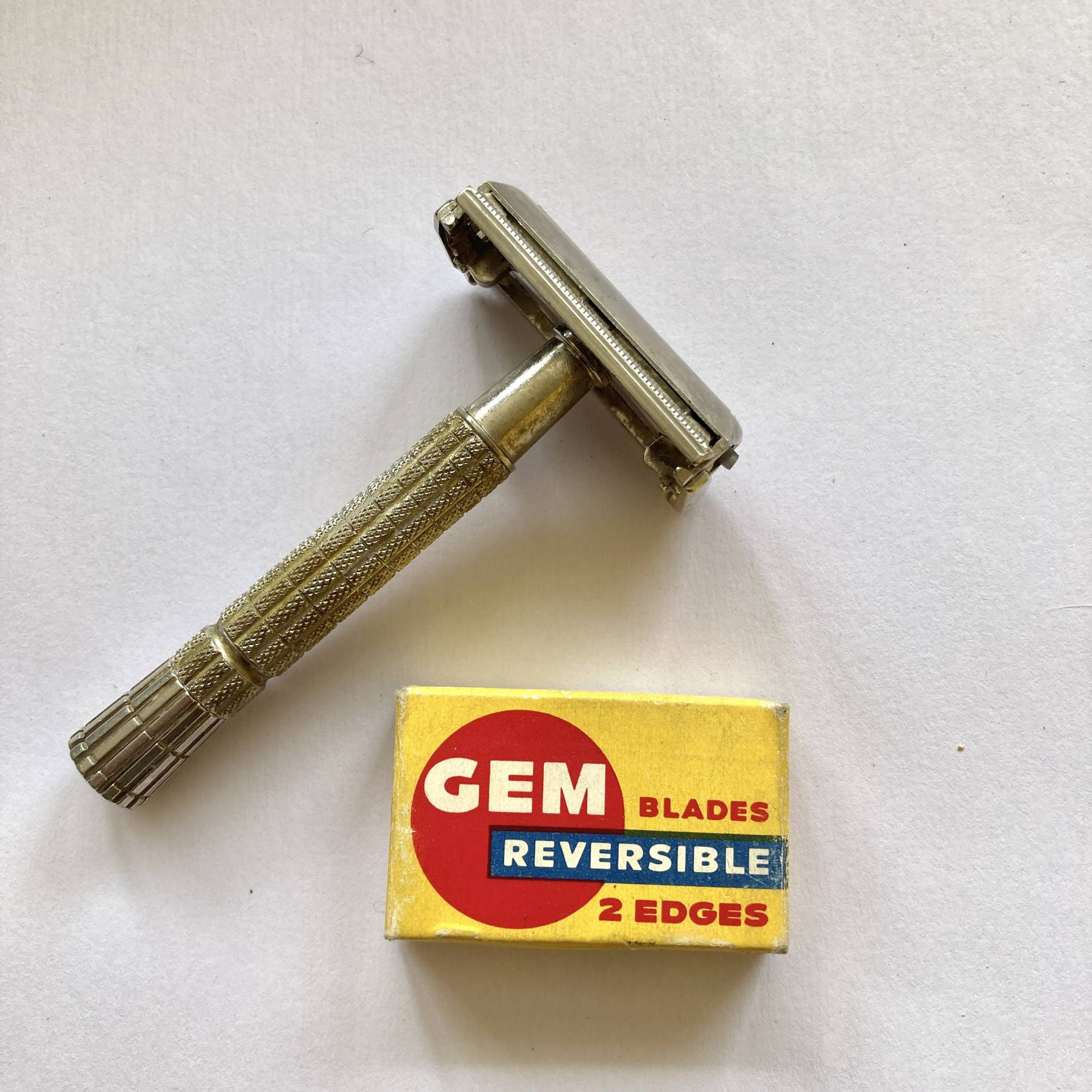 50Er Gillette Rasiermesser Super Speed Twist Flare Open Diamant Griff von Etsy - StateAndMainVintage