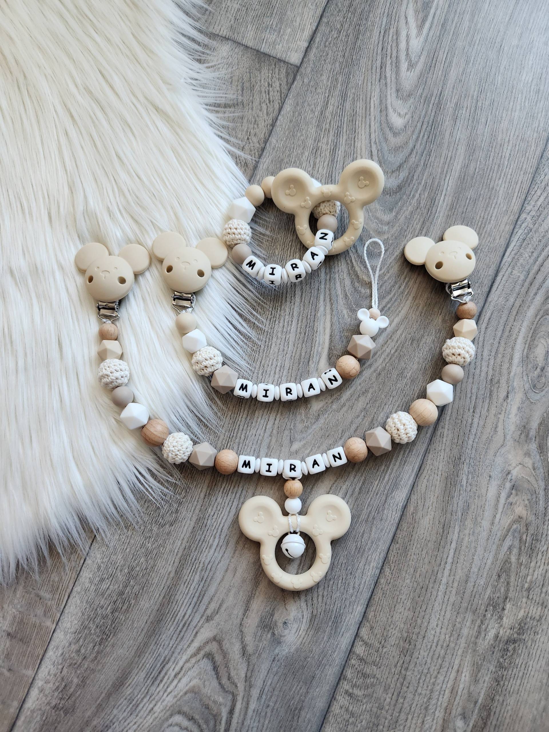 Schnullerkette Personalisierbar Mit Wunschnamen, Silikon , Maus Schnullerkette Personalisierbar Mit Wunschnamen, Silikon , Maus von Etsy - StaysisShnullerkette