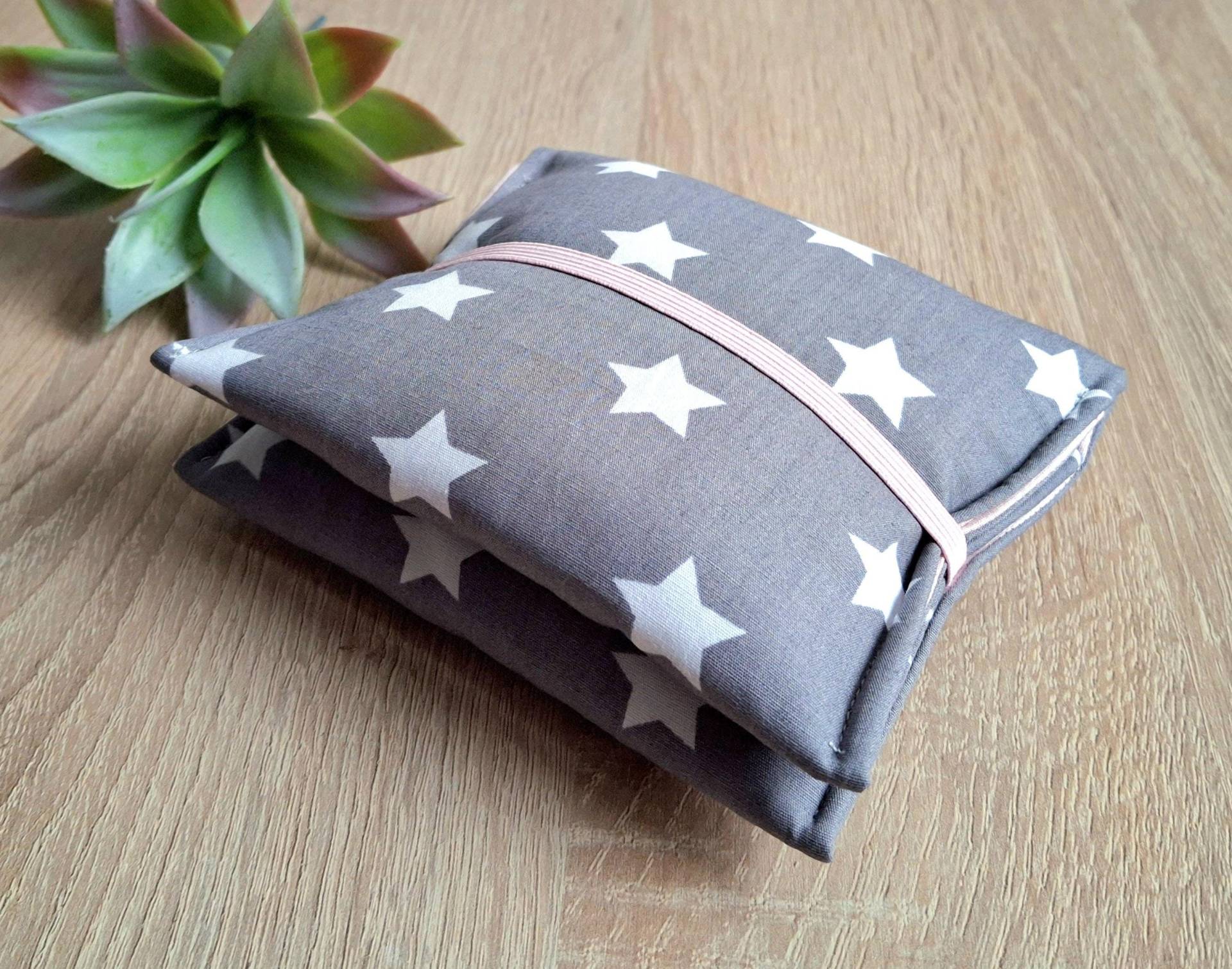 Bindentäschchen, Bindentasche, Bindenetui Big Stars Girl von Etsy - Steffbags