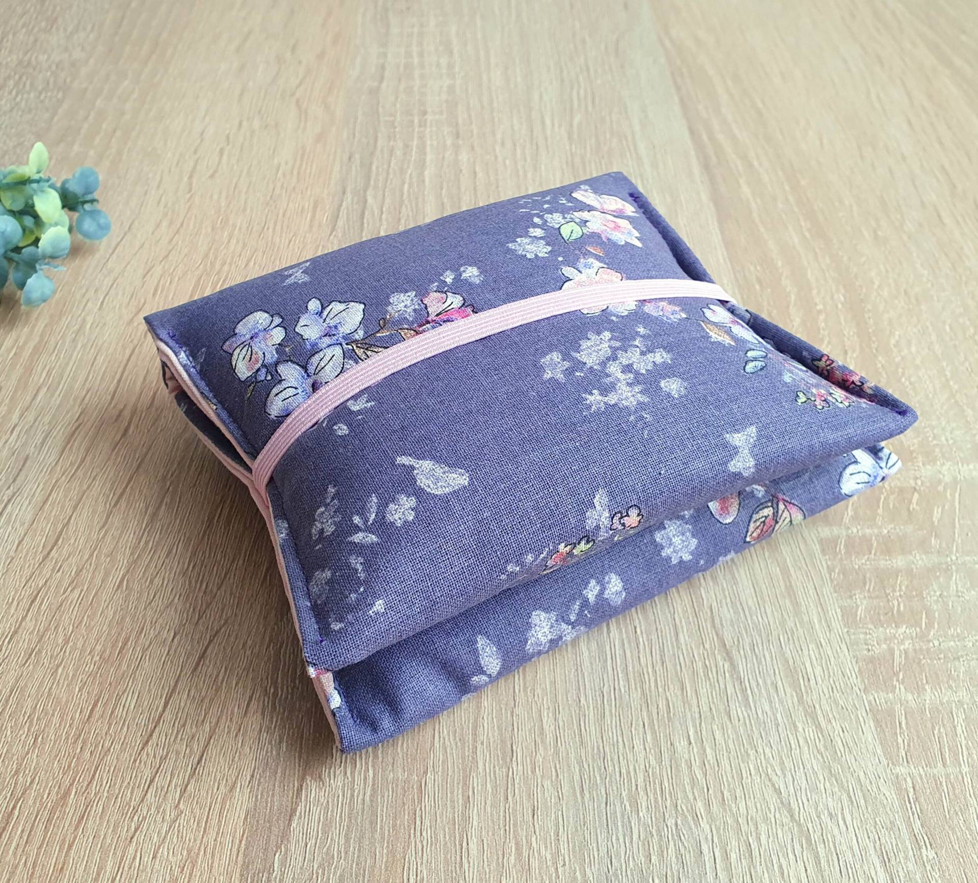 Bindentäschchen, Bindentasche, Bindenetui Birds & Flowers von Etsy - Steffbags