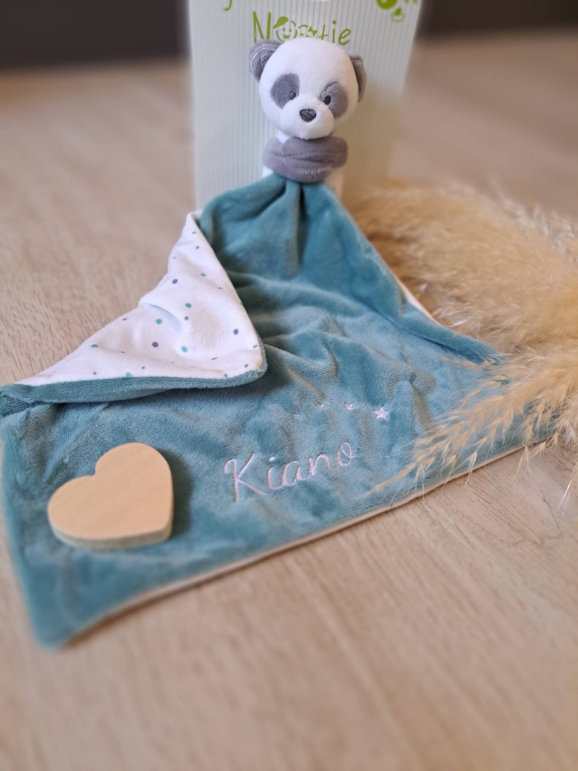 Schnuffeltuch, Schnuffeltier, Kuscheltier Geburtsgeschenk Personalisiert. Babygeschenk Junge Geburt von Etsy - SticklieselDE