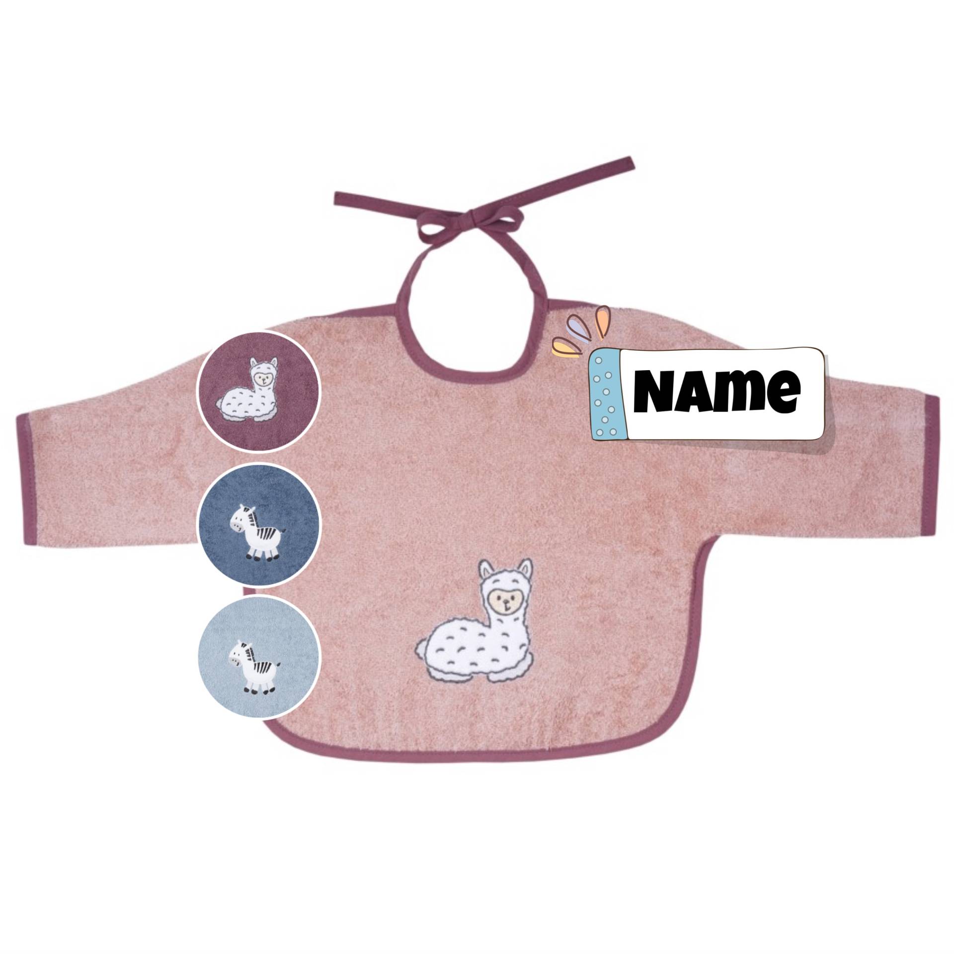 Lätzchen Mit Namen Bestickt | Latz Name 100% Baumwolle Personalisiert Ärmel Baby Babylätzchen Babylatz Geburt Idee von Etsy - SticklingDE