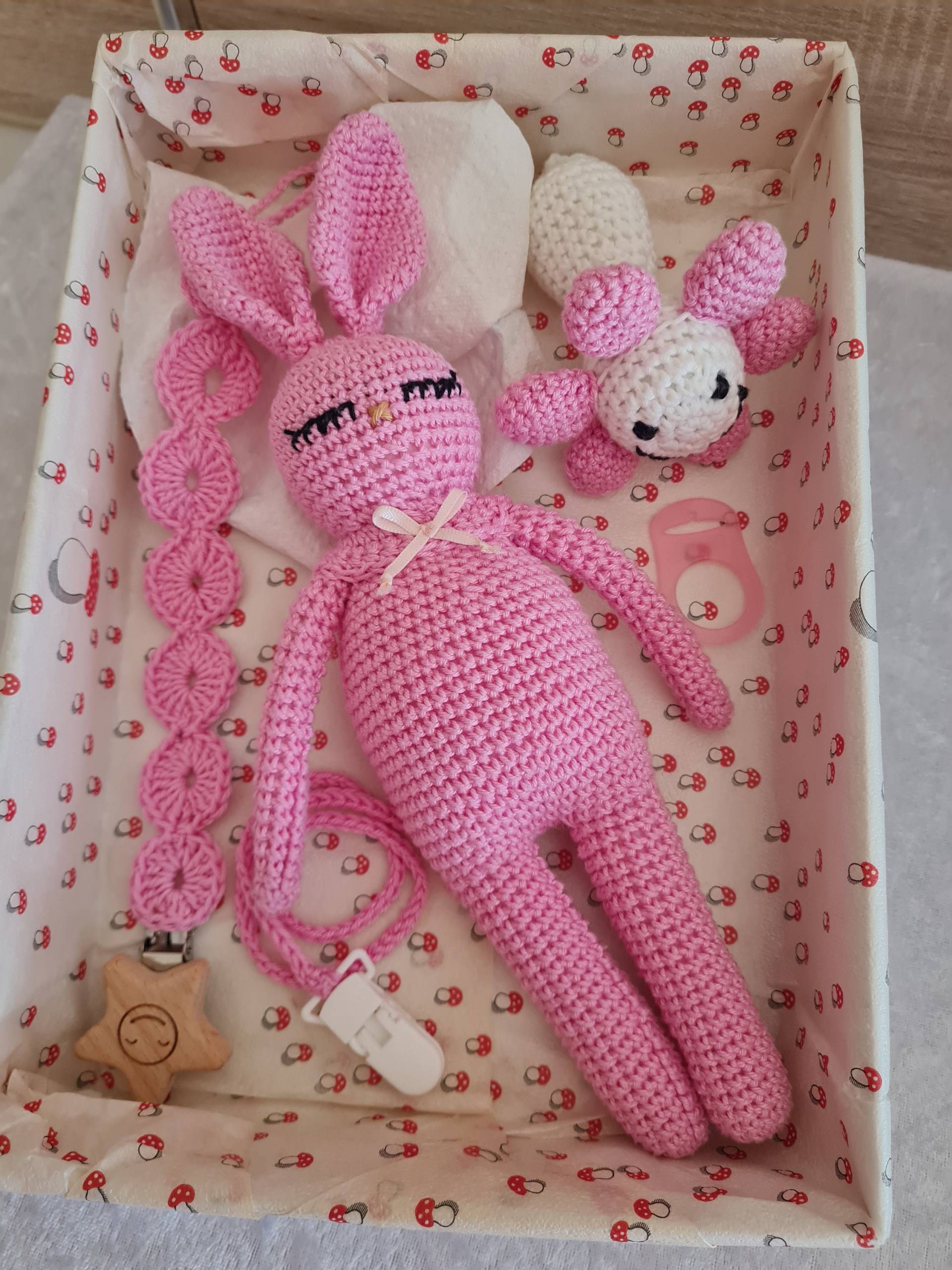 5Tlg, Baumwoll - Set Für Die Kleine Prinzessin, Zur Geburt, Taufe, Babyparty, Geschenk von Etsy - StrickZeit2020