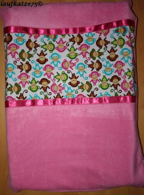 Wickeltischbezug 75 X 55 cm, Affen Pink Kaufmann Wickeltischbezug 75 X 55 cm, Affen Pink Kaufmann von Etsy - SuMaTex