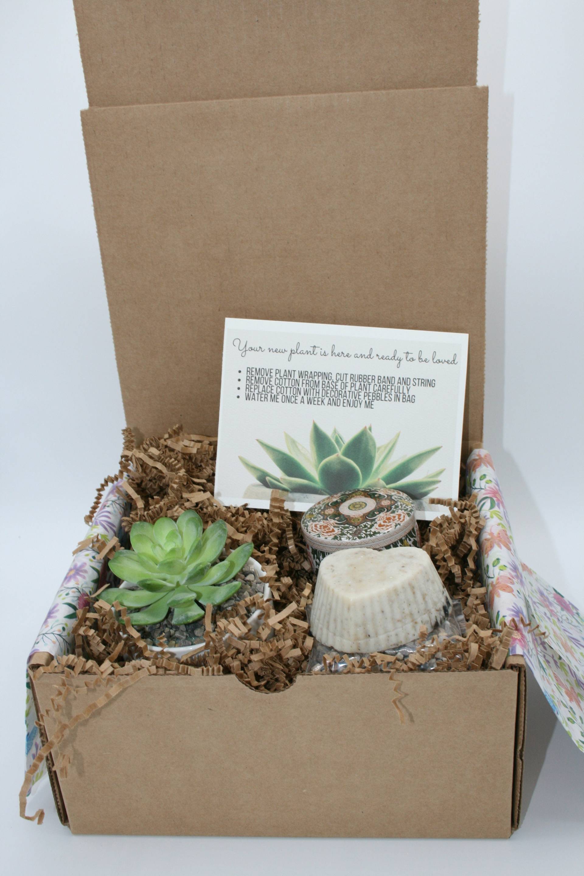 I Love You | I'm A Succa For Geschenkbox Set| You| Sukkulente Geschenkbox| Kerze Und Seife Geschenkset| Personalisiertes Geschenk von Etsy - SucculentGiftBoxShop