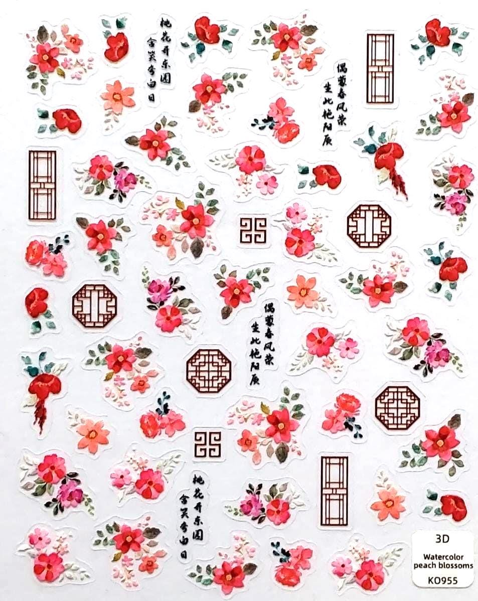 3D Nail Aufkleber/Blumen Ko955/Kreative Nägel Gestaltung/Selbstklebend 3D Nail Aufkleber/Blumen Ko955/Kreative Nägel Gestaltung/Selbstklebend von Etsy - Sumkiste