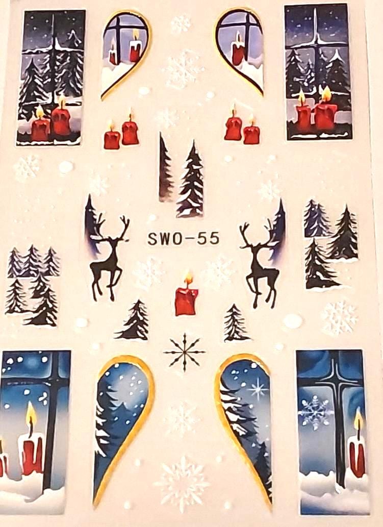 3D Nail Aufkleber /Weihnachten 55/Kreative Nägel Gestaltung/Selbstklebend 3D Nail Aufkleber /Weihnachten 55/Kreative Nägel Gestaltung/Selbstklebend von Etsy - Sumkiste