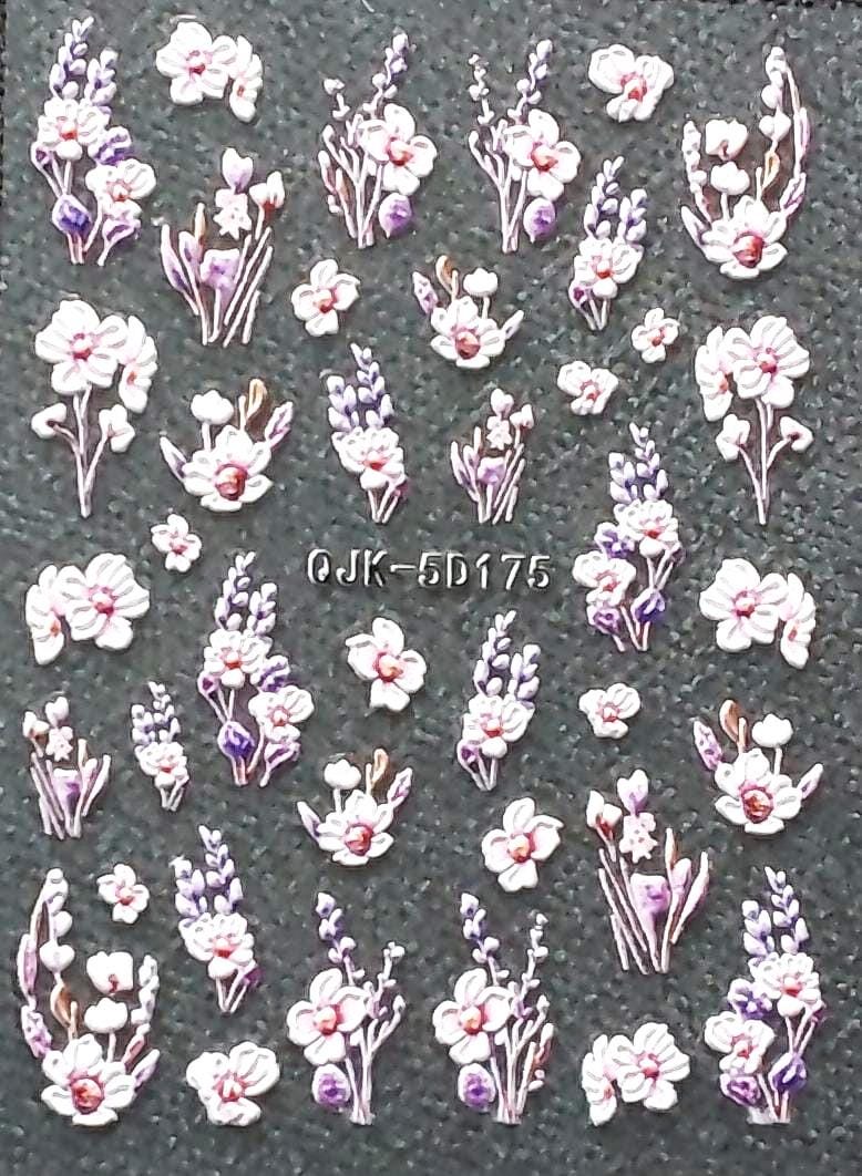 5D Nail Sticker Zarte Blümchen /5D175/Frühling von Etsy - Sumkiste