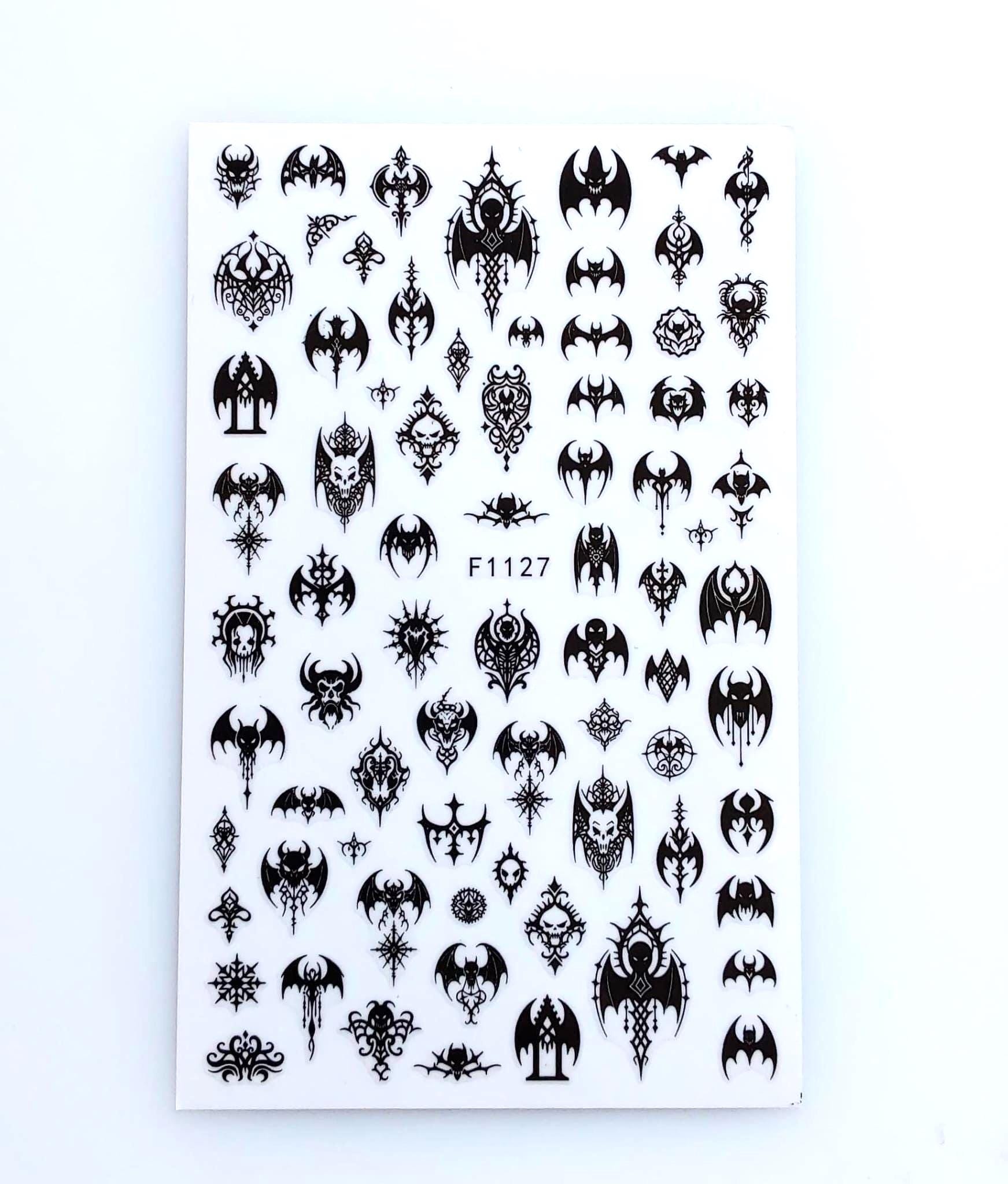 Nail Aufkleber/ Gothic F1127/Kreative Nägel Gestaltung/Selbstklebend Nail Aufkleber/ Gothic F1127/Kreative Nägel Gestaltung/Selbstklebend von Etsy - Sumkiste