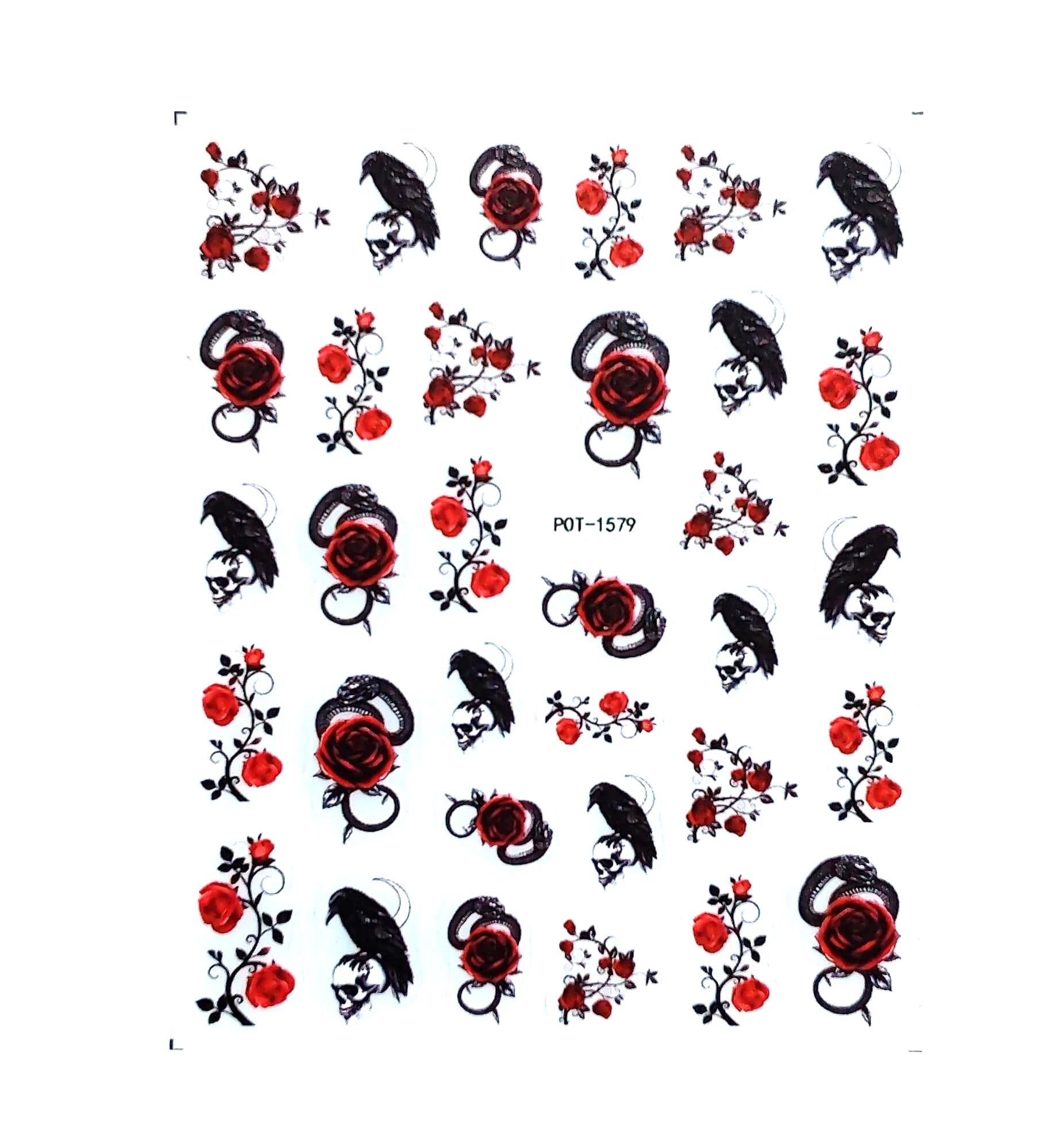 Nail Aufkleber/ Gothic Pot1579/Kreative Nägel Gestaltung/Selbstklebend Halloween Nail Aufkleber/ Gothic Pot1579/Kreative Nägel Gestaltung/Selbstklebend Halloween von Etsy - Sumkiste