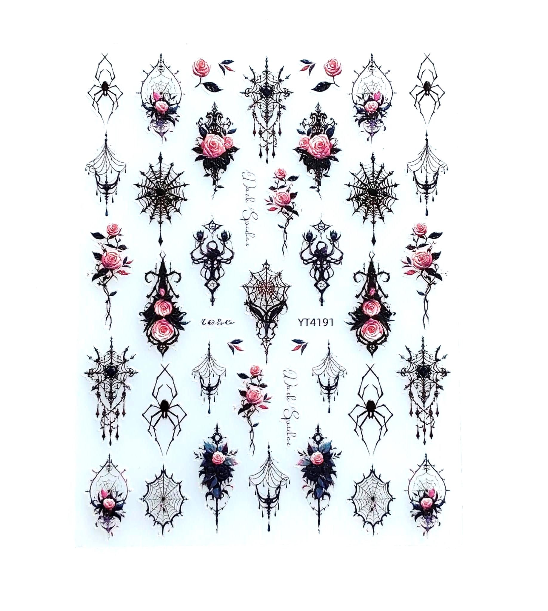 Nail Aufkleber/ Gothic Yt4191/Kreative Nägel Gestaltung/Selbstklebend Halloween Nail Aufkleber/ Gothic Yt4191/Kreative Nägel Gestaltung/Selbstklebend Halloween von Etsy - Sumkiste