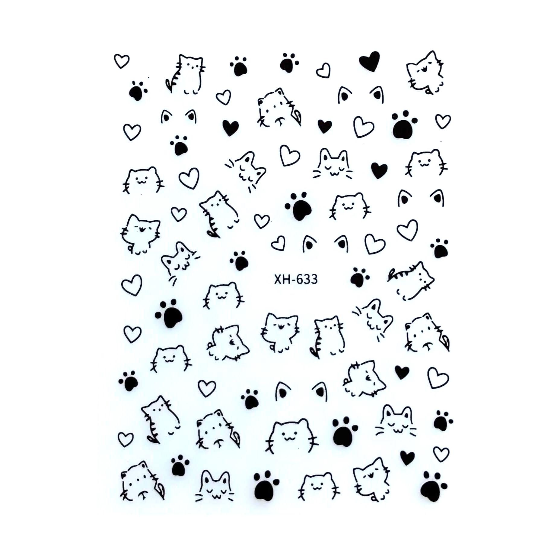 Nail Aufkleber/Kawaii Xh633/Kreative Nägel Gestaltung/Selbstklebend Katze Nail Aufkleber/Kawaii Xh633/Kreative Nägel Gestaltung/Selbstklebend Katze von Etsy - Sumkiste