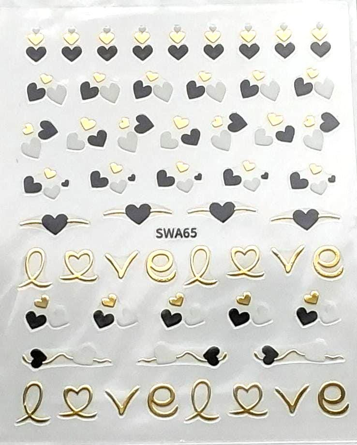 Nail Sticker Herzen /Swa65 / Nail Sticker Herzen /Swa65 / von Etsy - Sumkiste