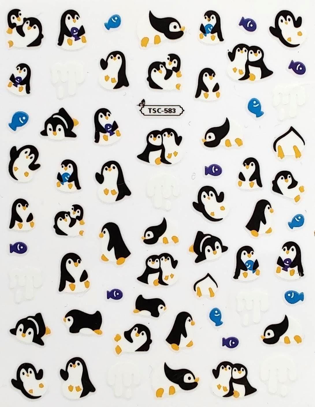 Nail Sticker Pingu /Tsc583/Kawaii von Etsy - Sumkiste