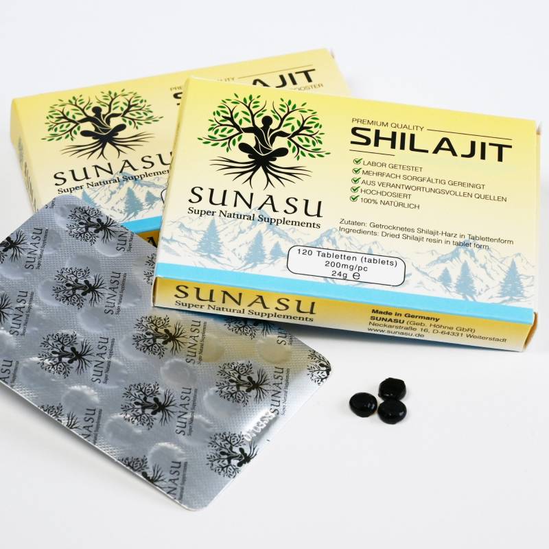 Mumijo Shilajit Original - 120 Tabletten/Drops Hochdosiert | 65-80% Fulvinsäure von Etsy - SunasuDE