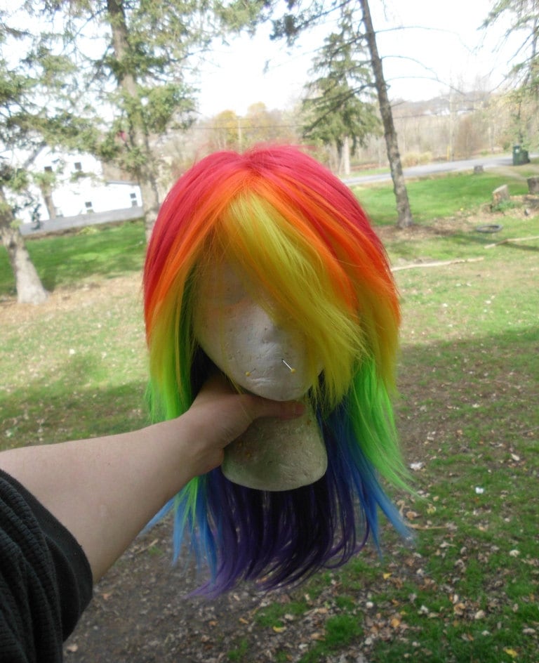 Rainbow Dash Perücke Lange Gestufte Cosplay-Perücke Rainbow Dash Perücke Lange Gestufte Cosplay-Perücke von Etsy - SuperAwwwsome
