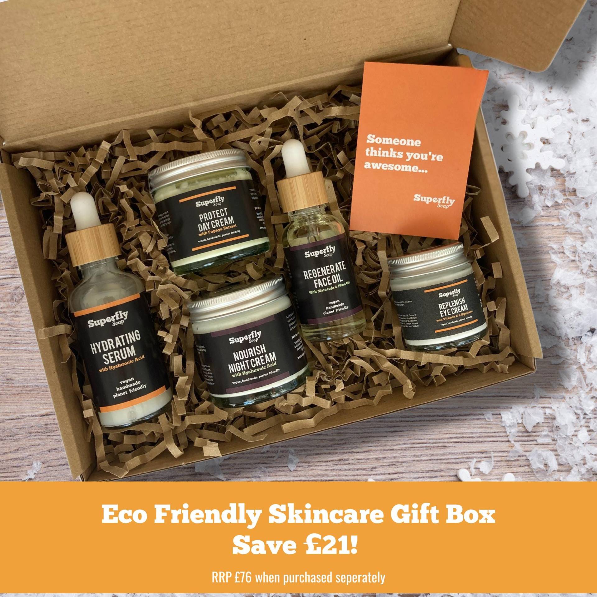 Umweltfreundliche Geschenkbox/Superfly Seifengeschenk Veganes Geschenkset von Etsy - SuperflySoap