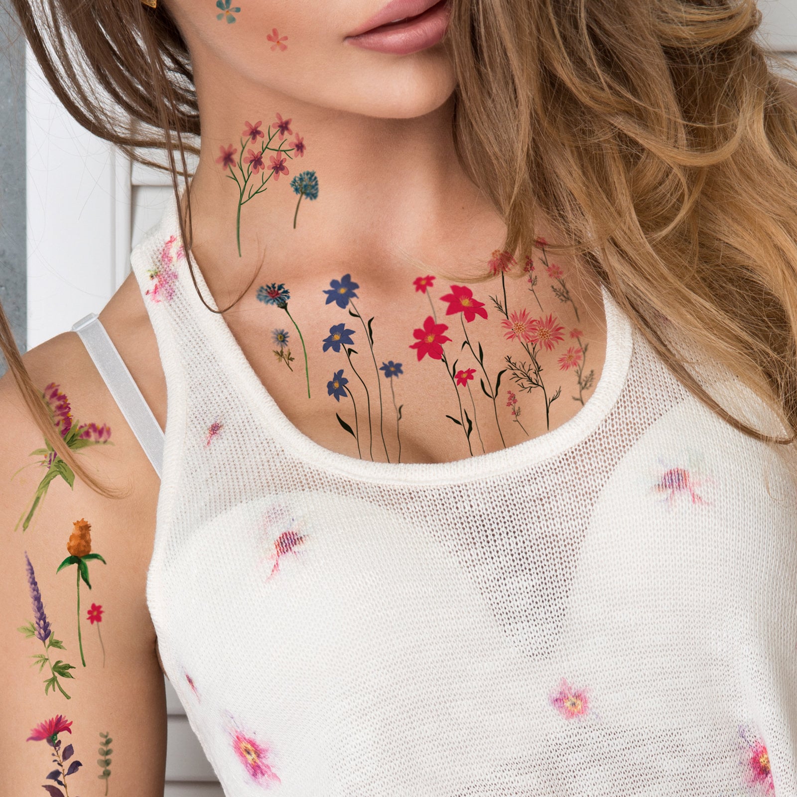 Supperb Temporäre Tattoos - Aquarell Handgezeichnet Kleine Blumen Wildblumen Zweige Blatt Kräuter Tattoo Supperb Temporäre Tattoos - Aquarell Handgezeichnet Kleine Blumen Wildblumen Zweige Blatt Kräuter Tattoo von Etsy - SupperbTattoos