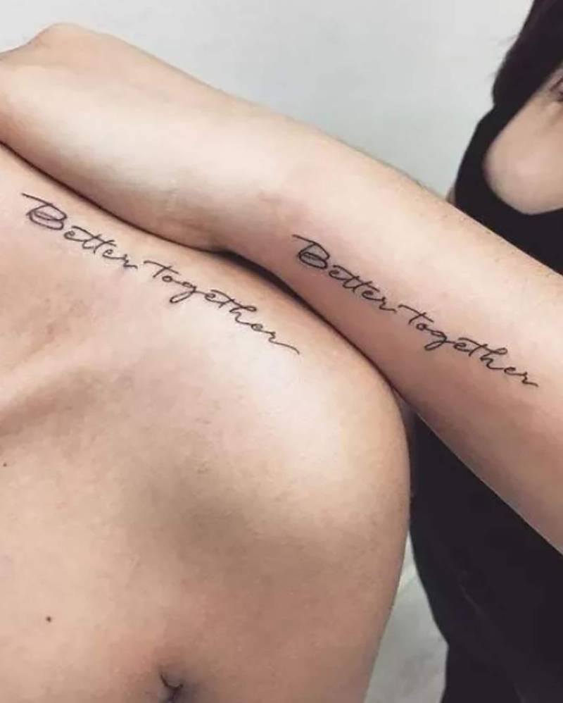 Better Together Tattoo - Forever Love Wasserdichtes Temporäres Geschenke Für Paare Sinnvolles Entfernbares Fake von Etsy - SvenHStore