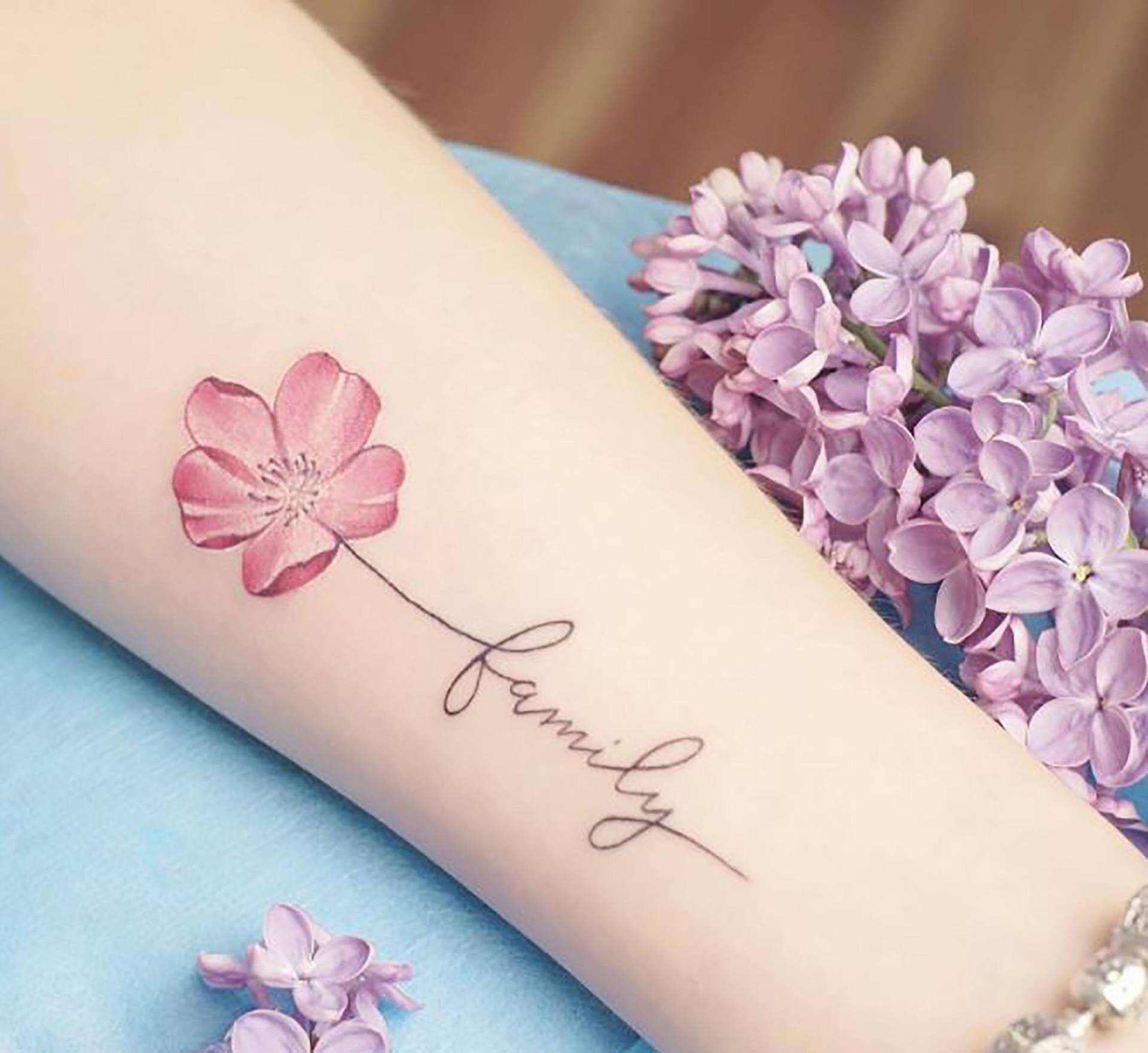 Familie Blume Abnehmbares Tattoo, Gefälschte Tattoo Für Mädchen, Temporäre Wasserdicht, Idee Für Frau von Etsy - SvenHStore