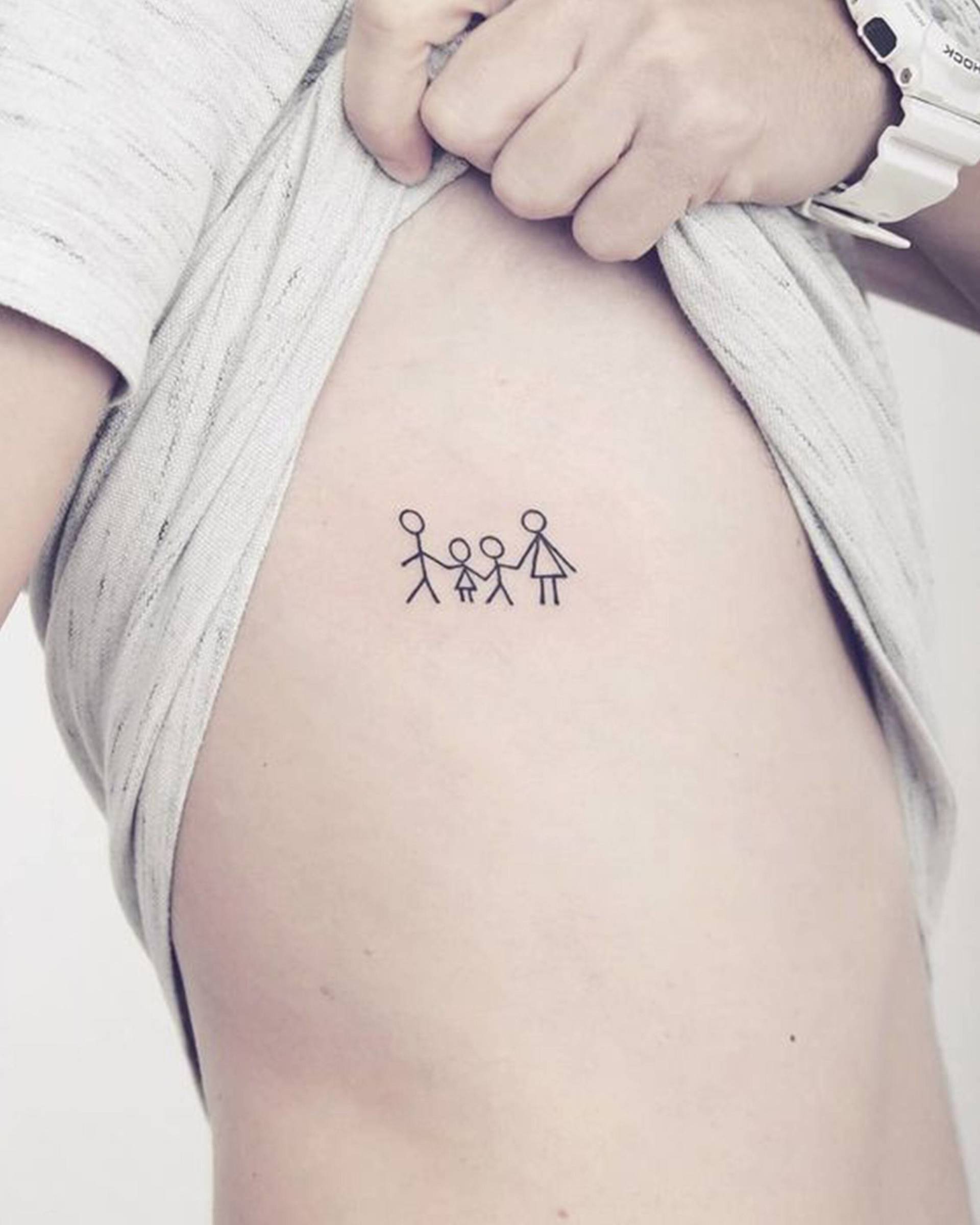 Familienform Temporäres Tattoo - Benutzerdefinierte Familienmitglieder Wasserdichtes Benutzerdefiniertes Abnehmbares Für Die Familie Geschenk Mama von Etsy - SvenHStore