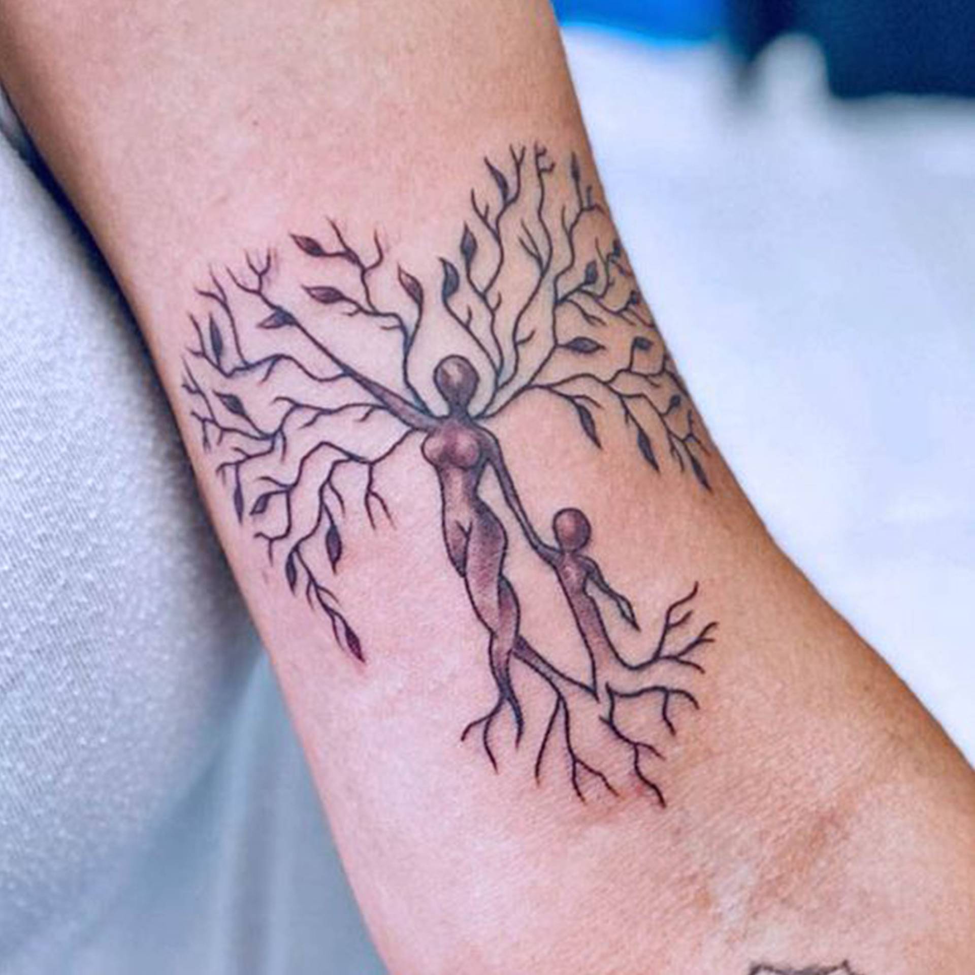 Mama Baum Tattoo, Individuelles Design Kreatives Temporäres Personalisiertes Niedliches Kleines Muttertag von Etsy - SvenHStore