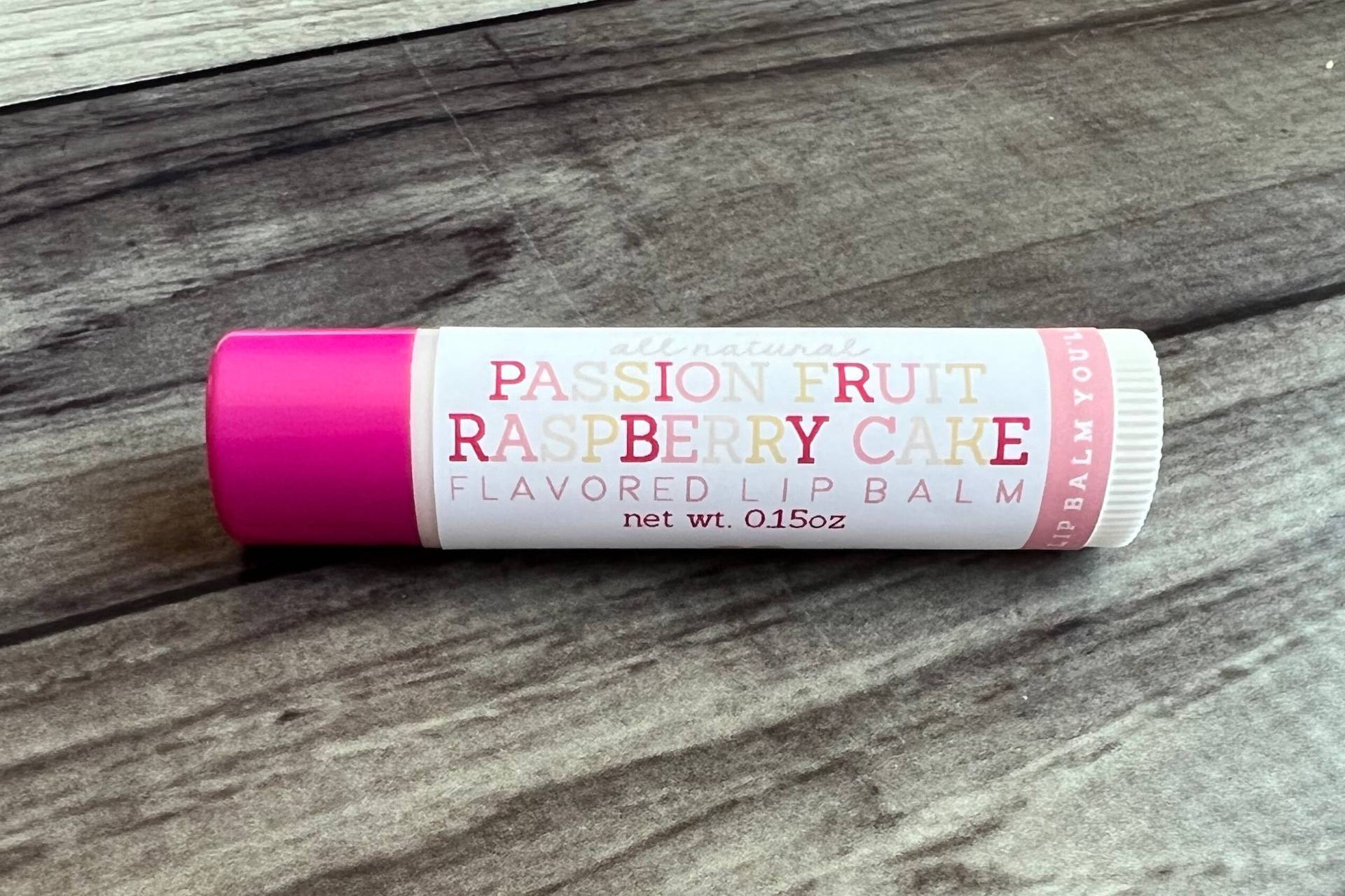 Passionsfrucht Himbeer Kuchen Lippenbalsam - Ganz Natürlich Handgemacht von Etsy - SweetLipsLBCo