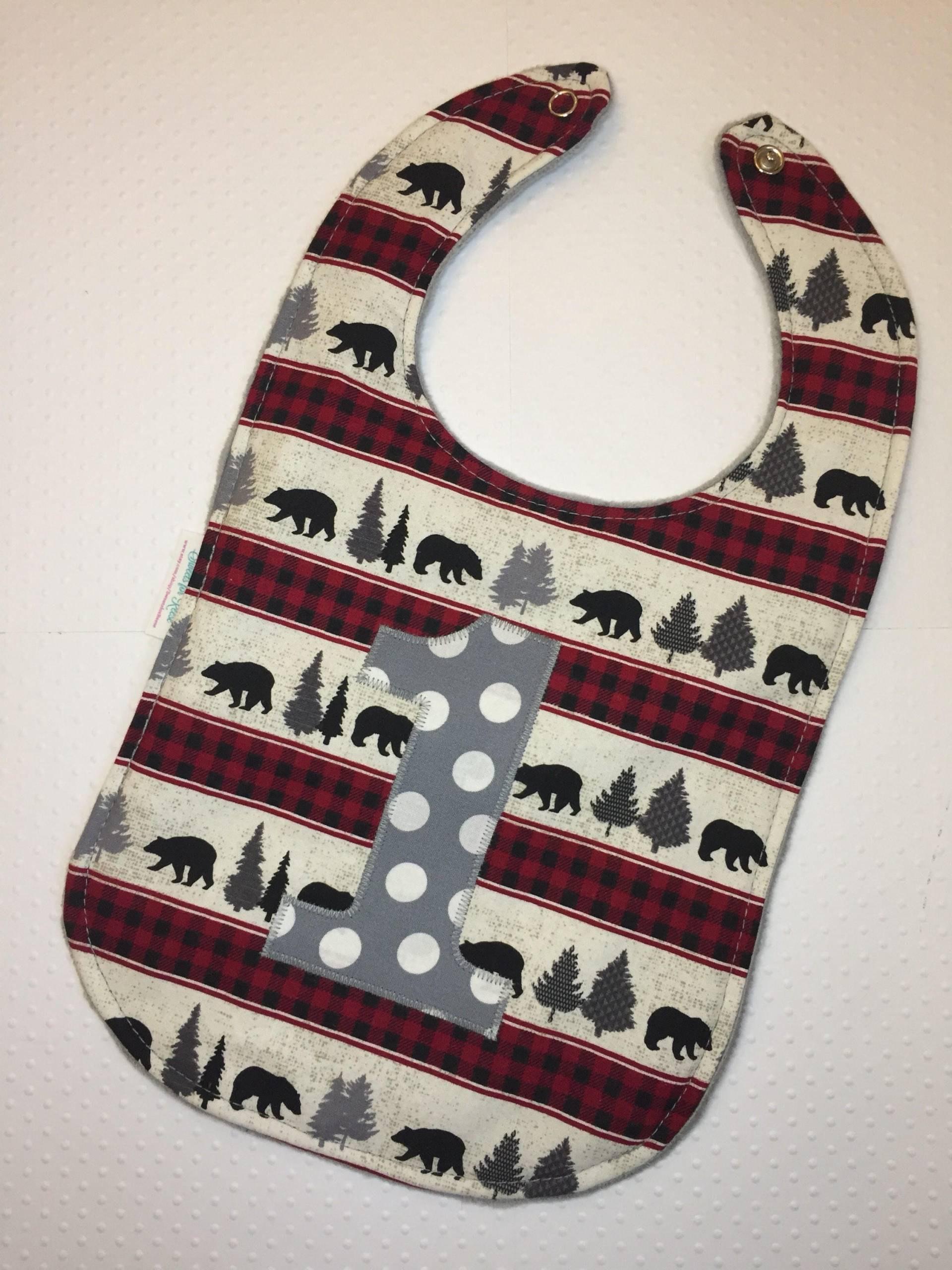 Wild One Bear Ersten Geburtstag Lätzchen, Wildnis, Wald, Schwarzbär Wild One Bear Ersten Geburtstag Lätzchen, Wildnis, Wald, Schwarzbär von Etsy - SweetsforReese