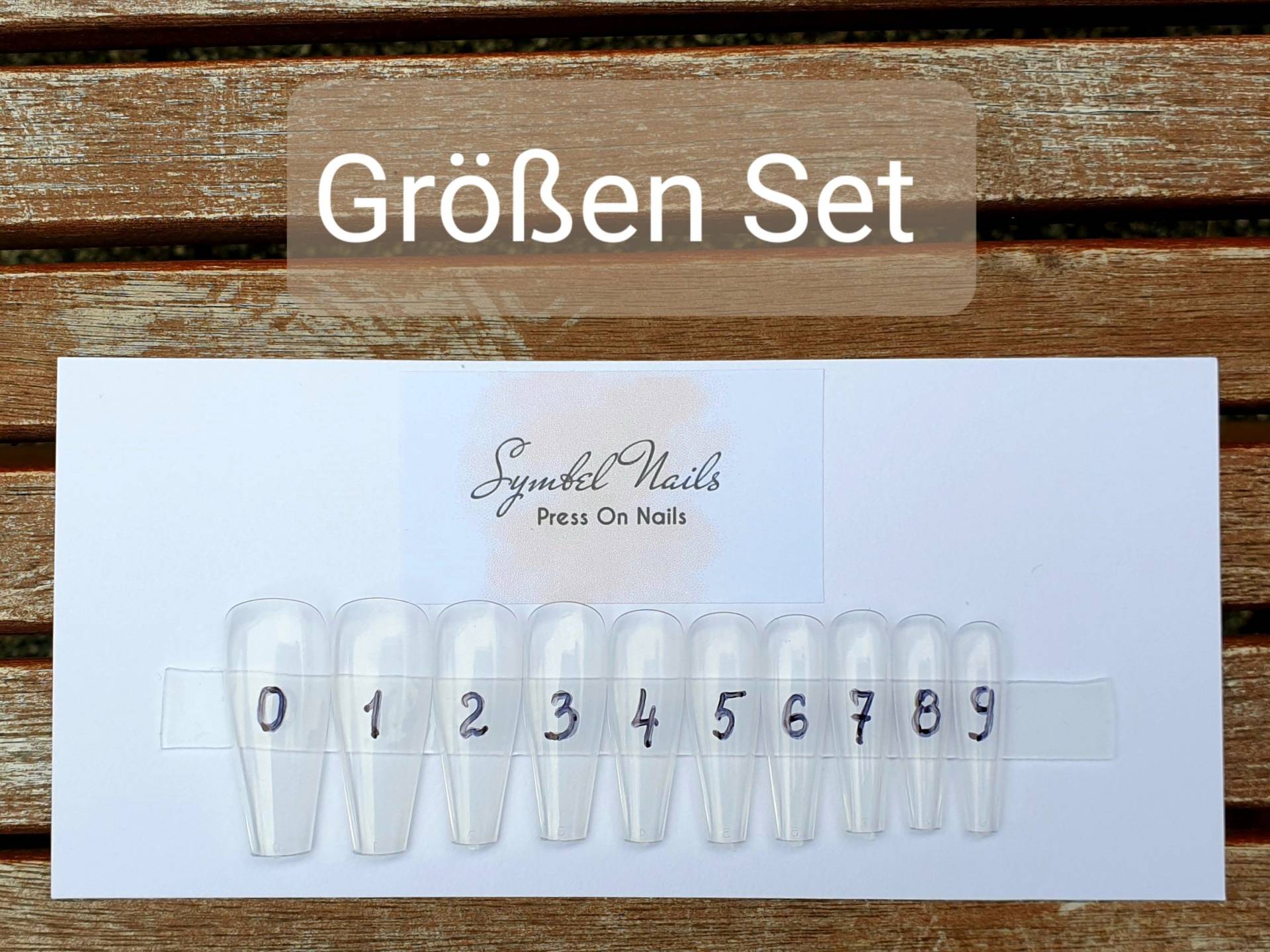 Größen Set Press On Nails von Etsy - SymbelNails