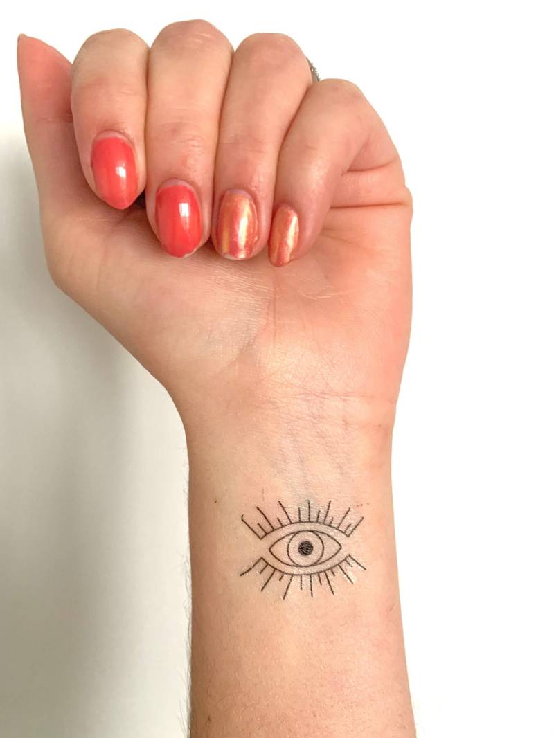 Drittes Auge | 2Er-Set - Temporäres Tattoo von Etsy - TATTOODAY