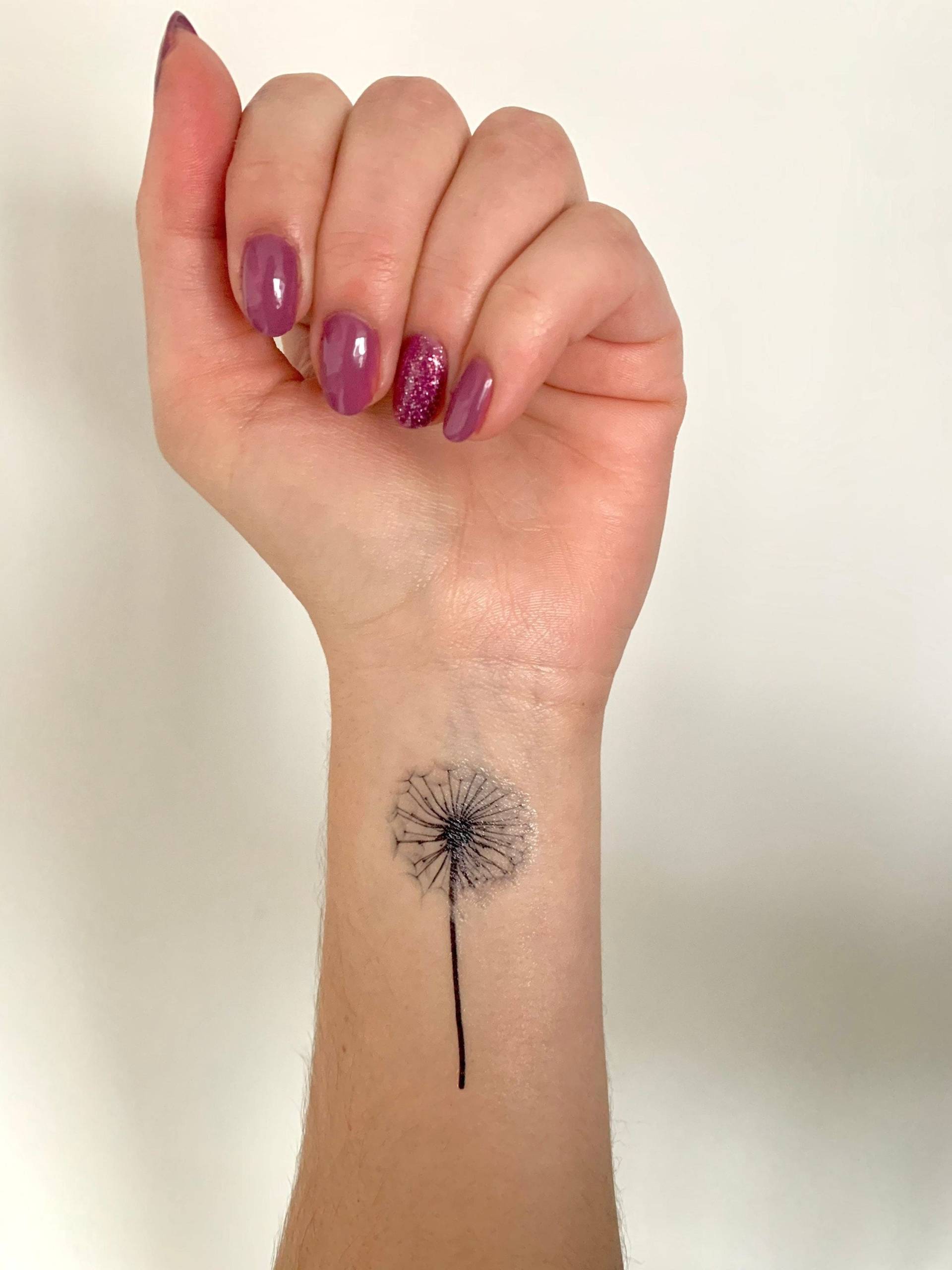 Löwenzahn | 2Er-Set - Temporäres Tattoo von Etsy - TATTOODAY