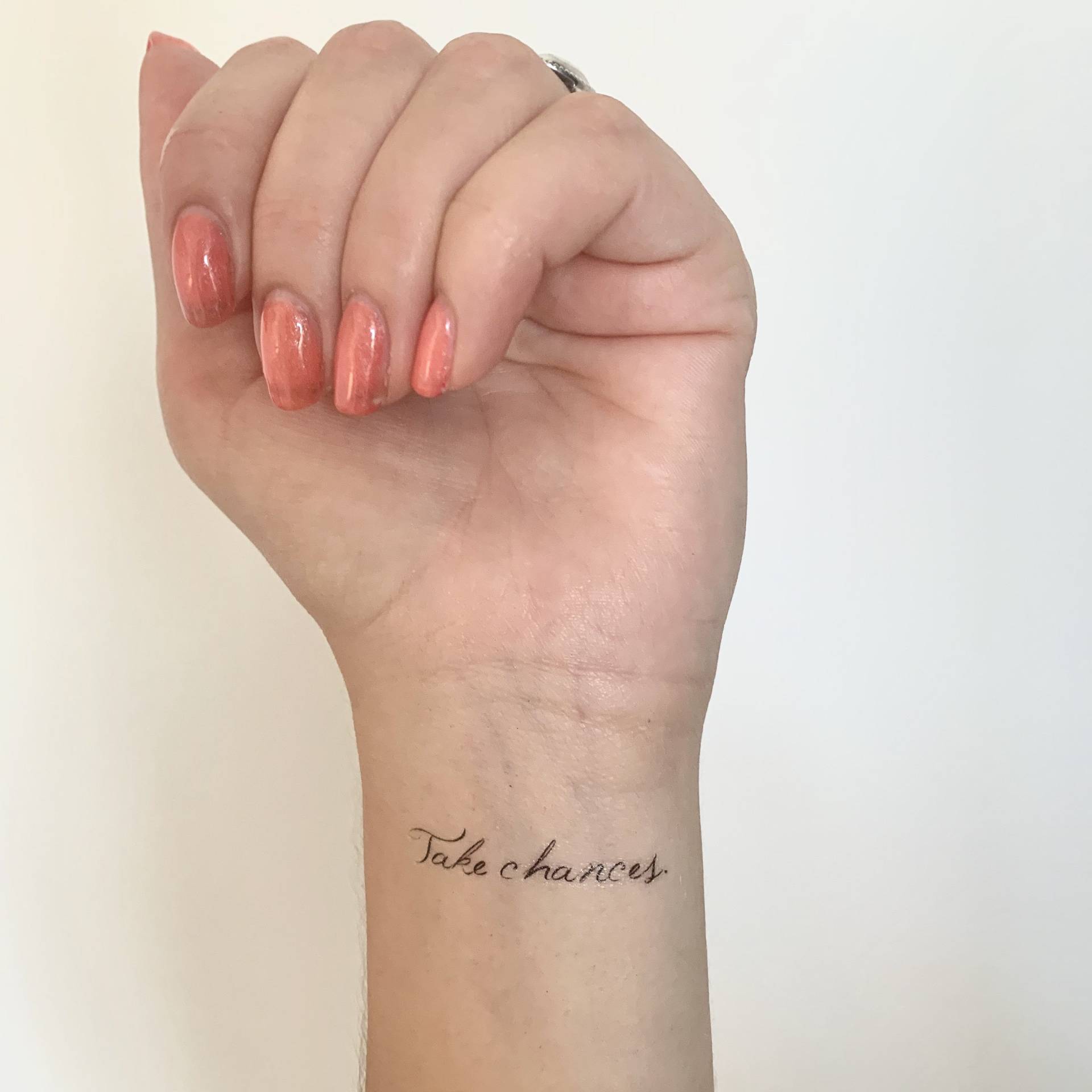 Take Chances | 2Er-Set - Temporäres Tattoo von Etsy - TATTOODAY