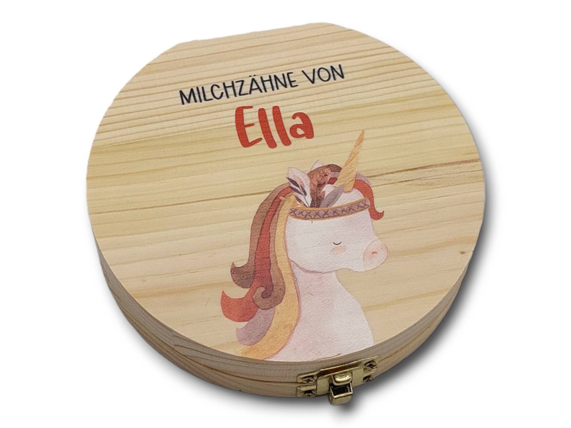 Milchzahndose Personalisiert "Boho Einhorn"/Milchzahnbox Aus Holz von Etsy - TENII