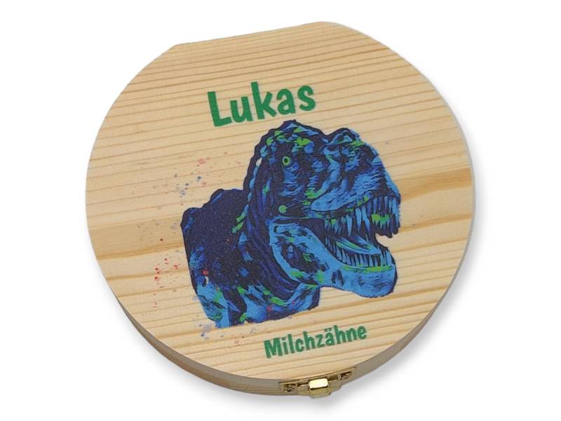 Milchzahndose Personalisiert "Dino"/Milchzahnbox Aus Holz von Etsy - TENII