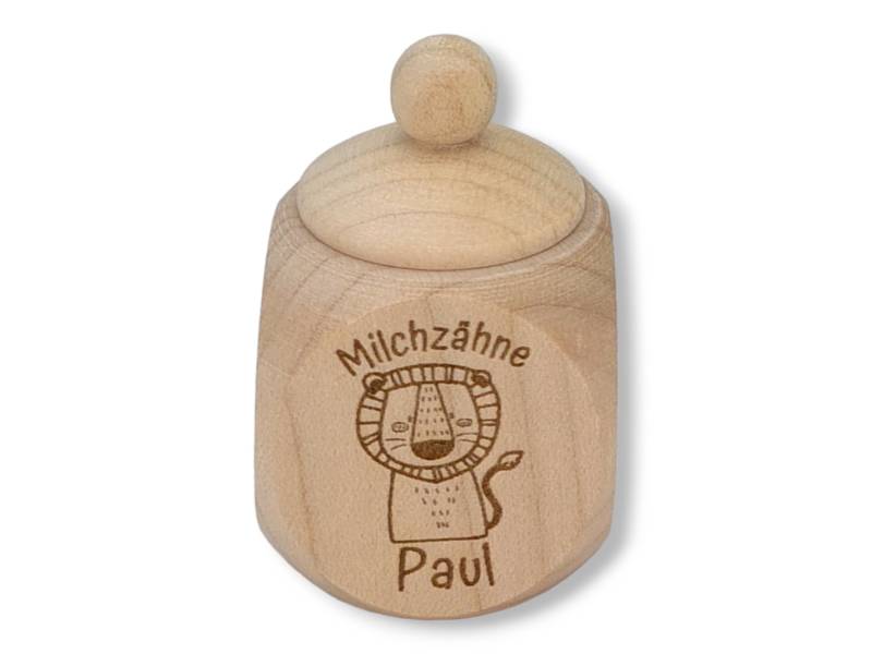 Milchzahndose Personalisiert "Löwe"/Milchzahnbox Aus Holz von Etsy - TENII