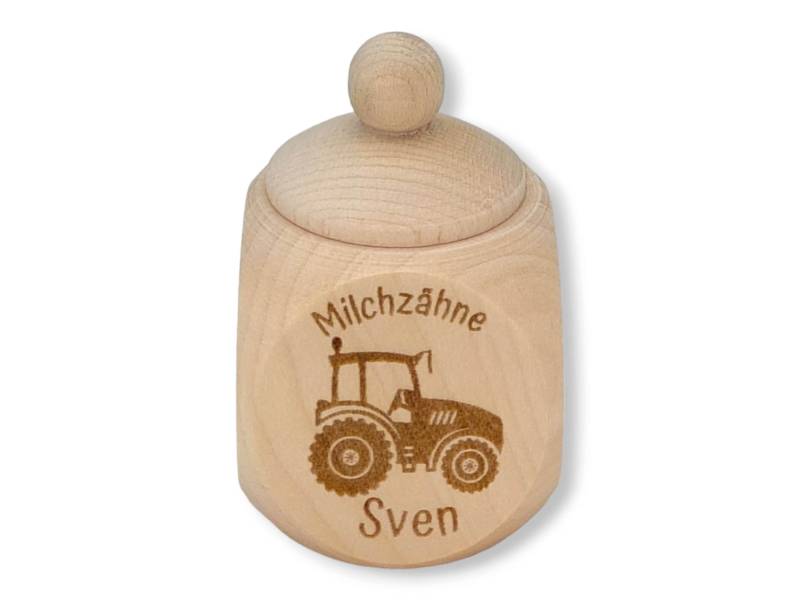 Milchzahndose Personalisiert "Traktor"/Milchzahnbox Aus Holz, Milchzahndose Mit Lasergravur, Personalisiertes Geschenk, Geschenkidee von Etsy - TENII