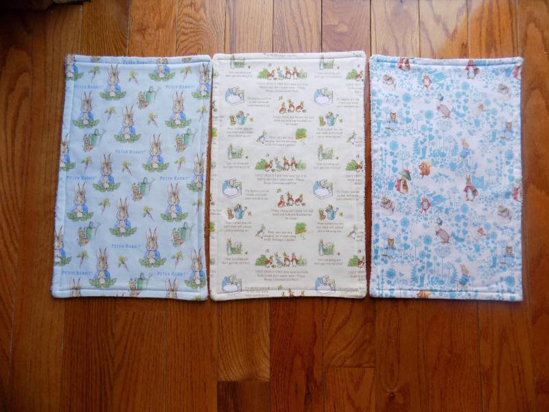 3Er Set Spucktücher Von Peter Rabbit von Etsy - TJsCountryCreations