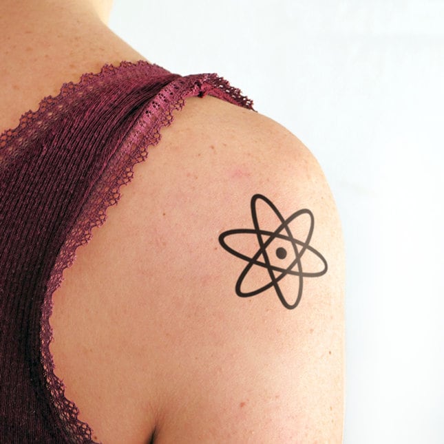Atom - Temporäres Tattoo | 2Er Set Atom - Temporäres Tattoo | 2Er Set von Etsy - TTTattoodotcom