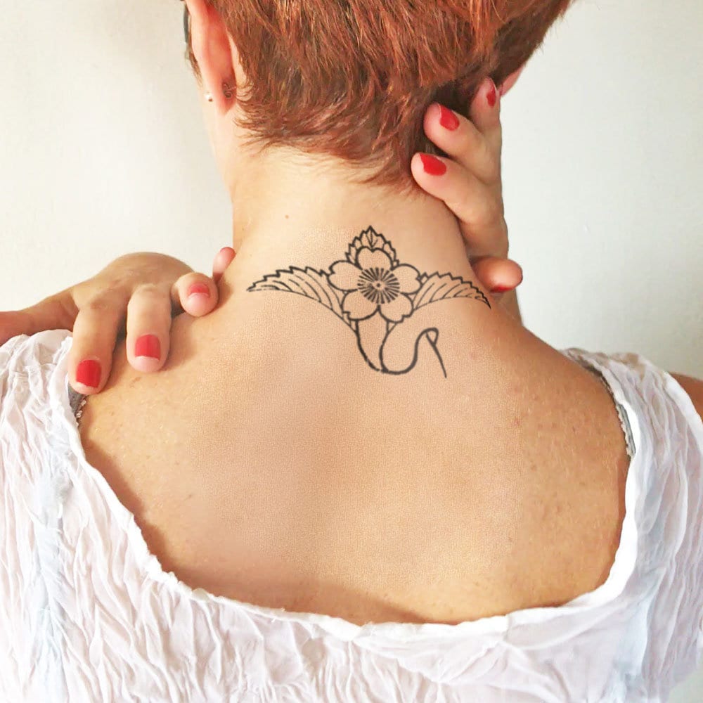 Blumen-Kran - Temporäres Tattoo | 2Er Set Blumen-Kran - Temporäres Tattoo | 2Er Set von Etsy - TTTattoodotcom