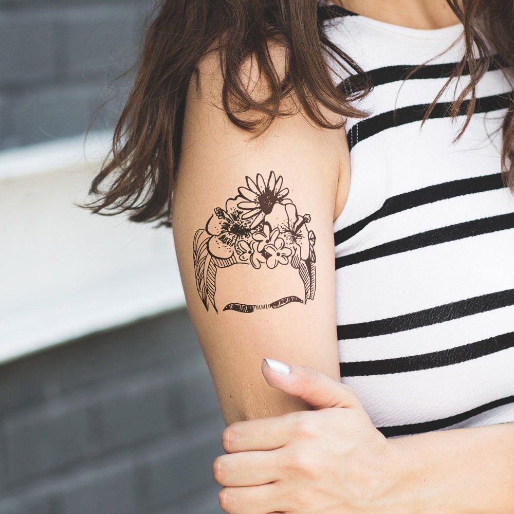 Frida - Temporäres Tattoo Frida - Temporäres Tattoo von Etsy - TTTattoodotcom
