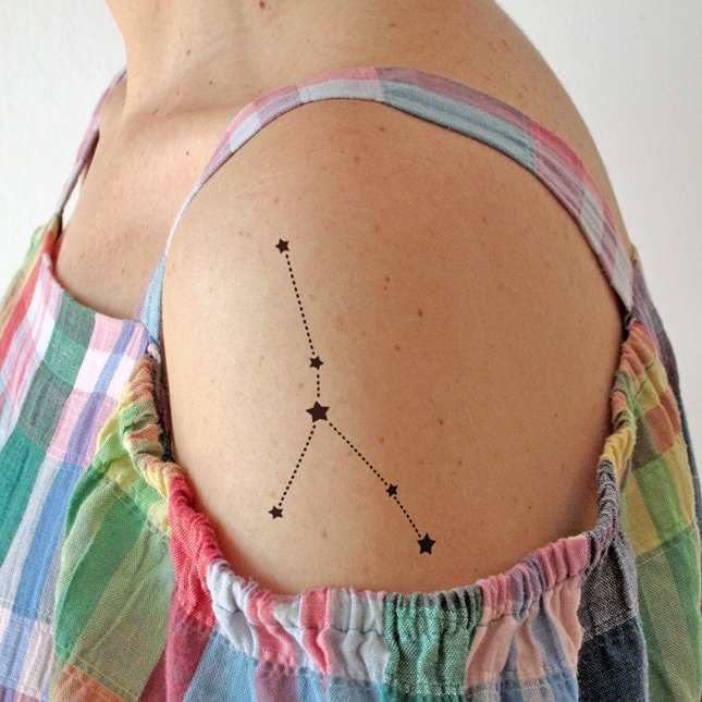 Krebs - Temporäres Tattoo | 2Er Set Krebs - Temporäres Tattoo | 2Er Set von Etsy - TTTattoodotcom