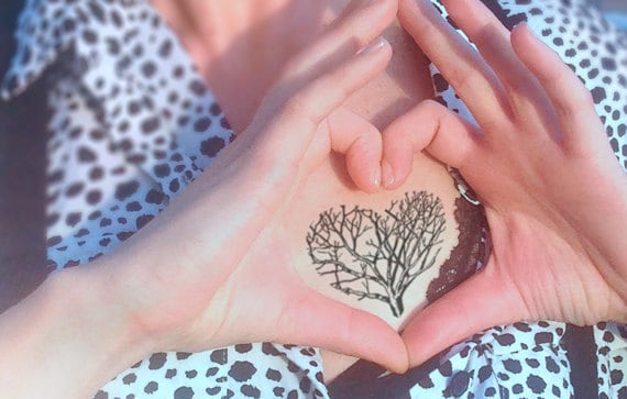 Liebesbaum - Temporäres Tattoo Liebesbaum - Temporäres Tattoo von Etsy - TTTattoodotcom