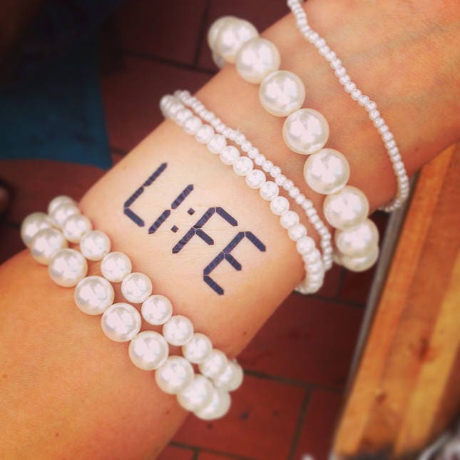 Life - Temporäre Tattoo | 2Er Set Life - Temporäre Tattoo | 2Er Set von Etsy - TTTattoodotcom