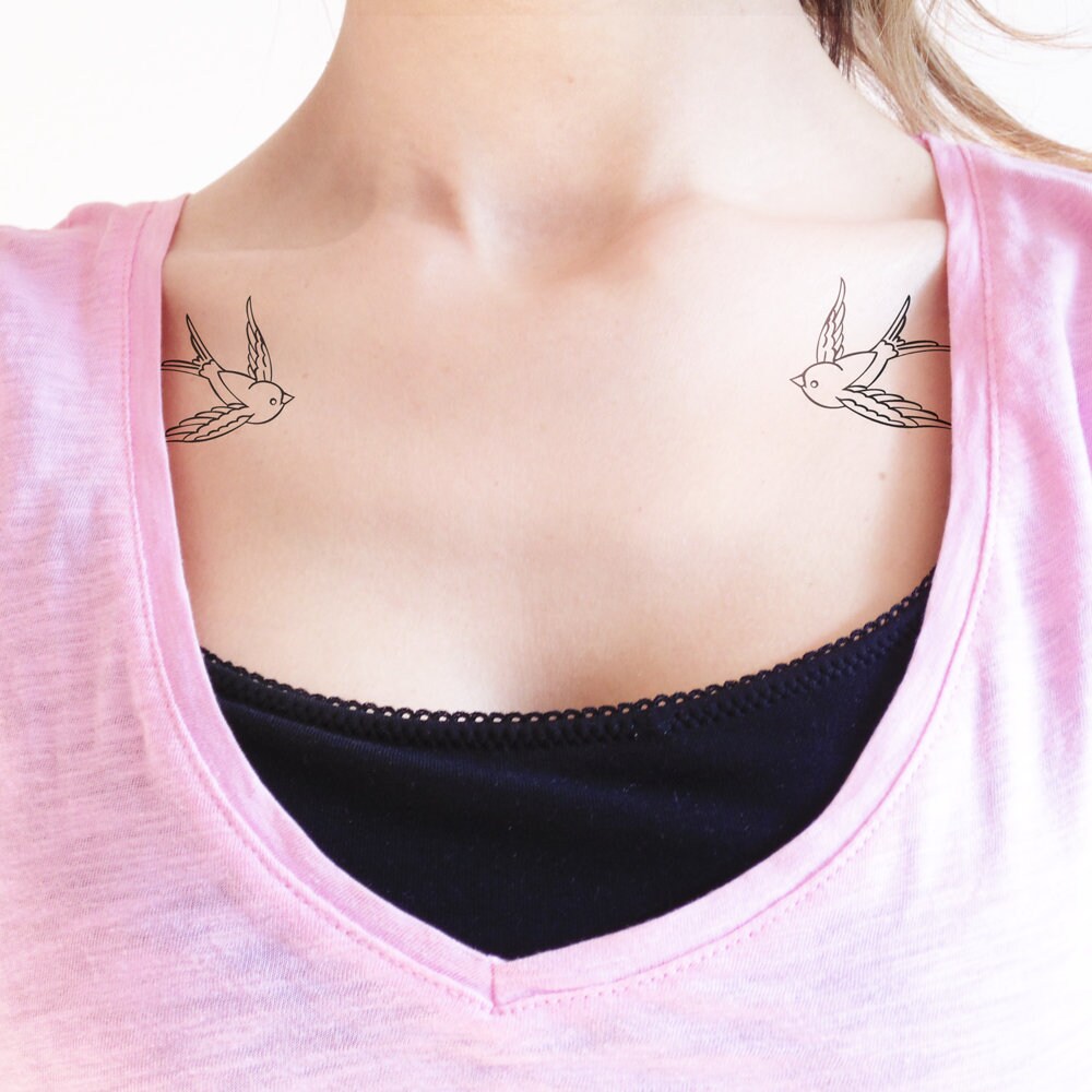 Schlucken - Temporäres Tattoo | 2Er Set Schlucken - Temporäres Tattoo | 2Er Set von Etsy - TTTattoodotcom