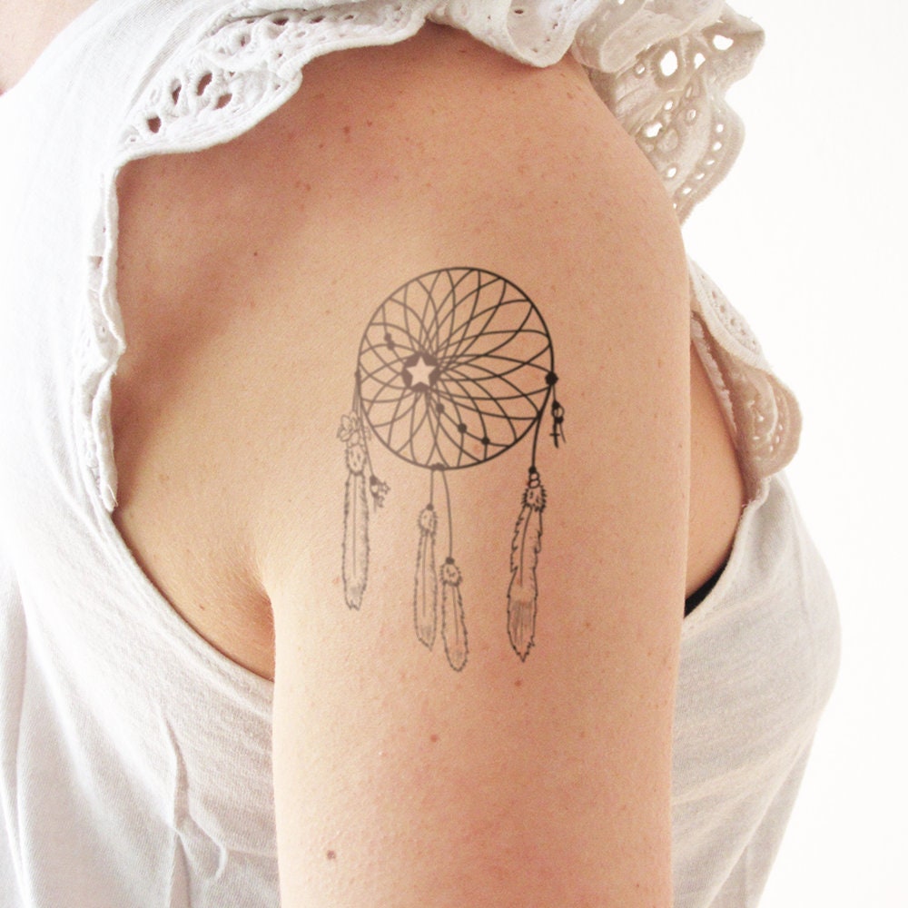 Traumfänger - Temporäres Tattoo | 2Er Set Traumfänger - Temporäres Tattoo | 2Er Set von Etsy - TTTattoodotcom