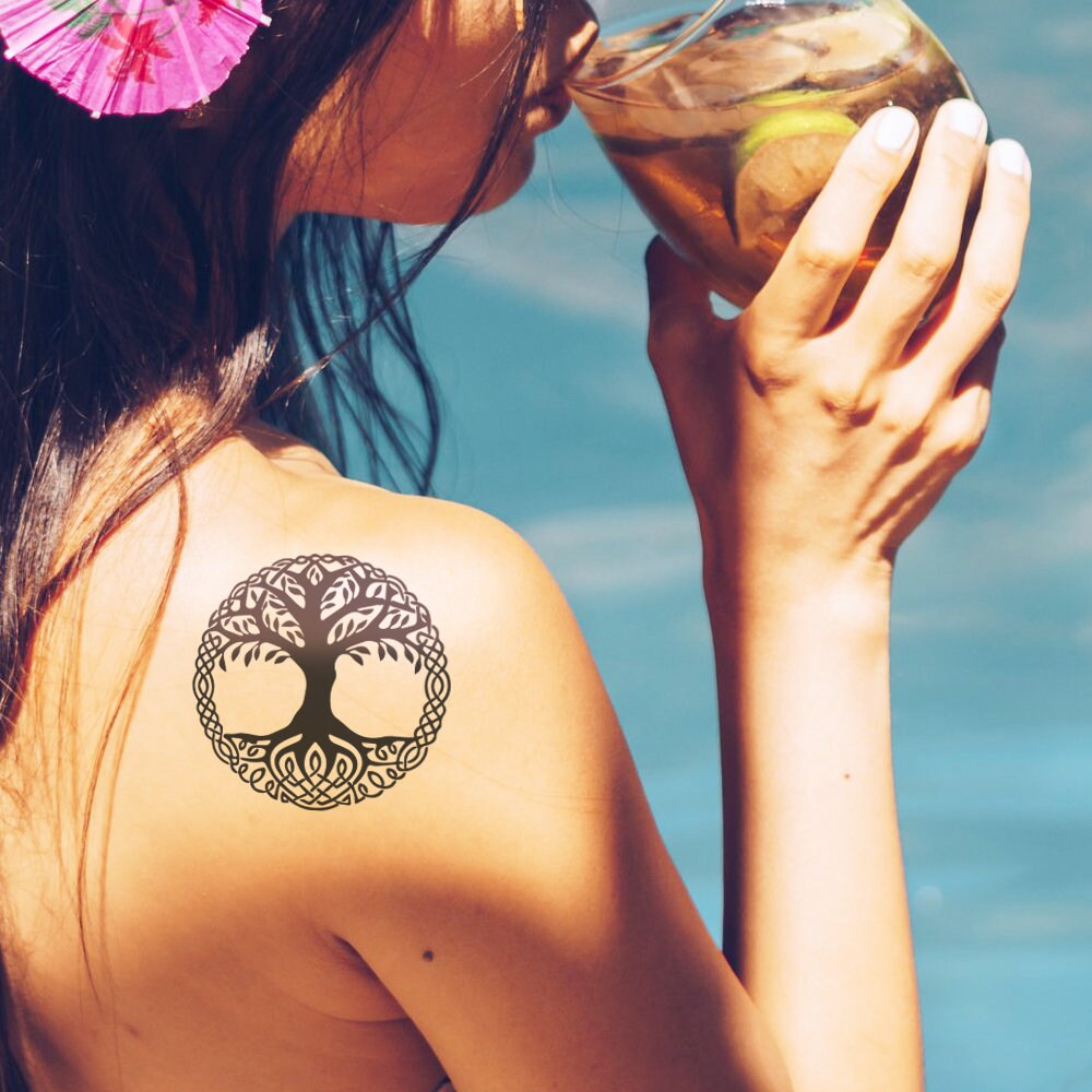 Viking Norse - Temporäres Tattoo Viking Norse - Temporäres Tattoo von Etsy - TTTattoodotcom