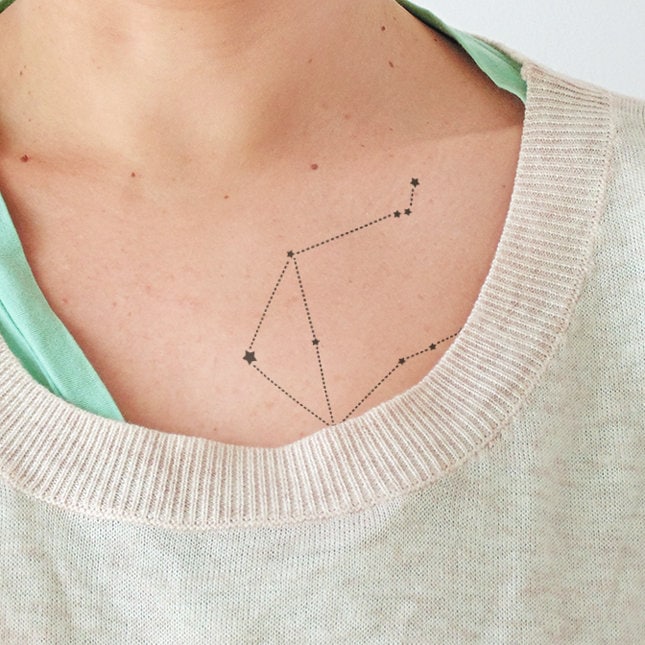 Waage - Temporäre Tattoo | 2Er Set von Etsy - TTTattoodotcom