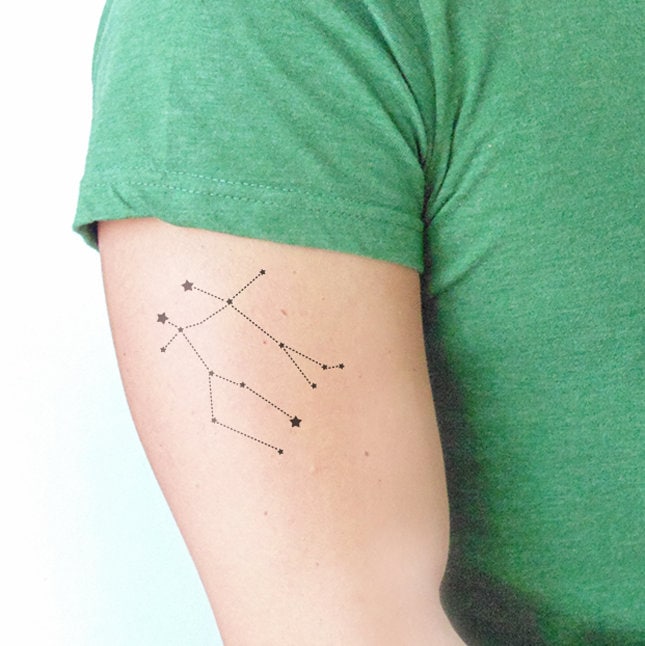 Zwillinge - Temporäres Tattoo | 2Er Set von Etsy - TTTattoodotcom